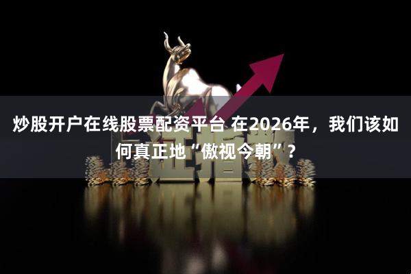 炒股开户在线股票配资平台 在2026年,我们该如何真正地“傲视今朝”?